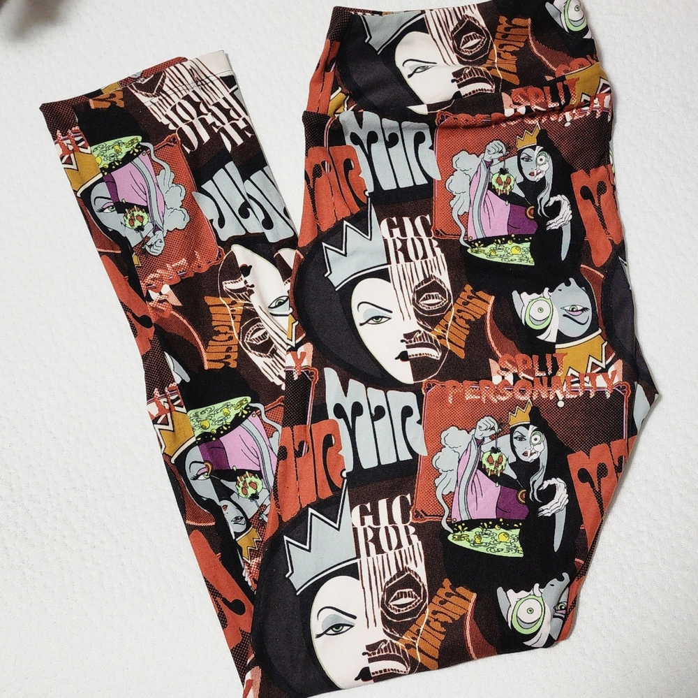 Lularoe TC Leggings Snow White Evil Queen Witch